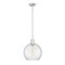 Z-Lite Margo 1 Light Pendant, Brushed Nickel And Clear Seedy 7501P14-BN - alternate 6